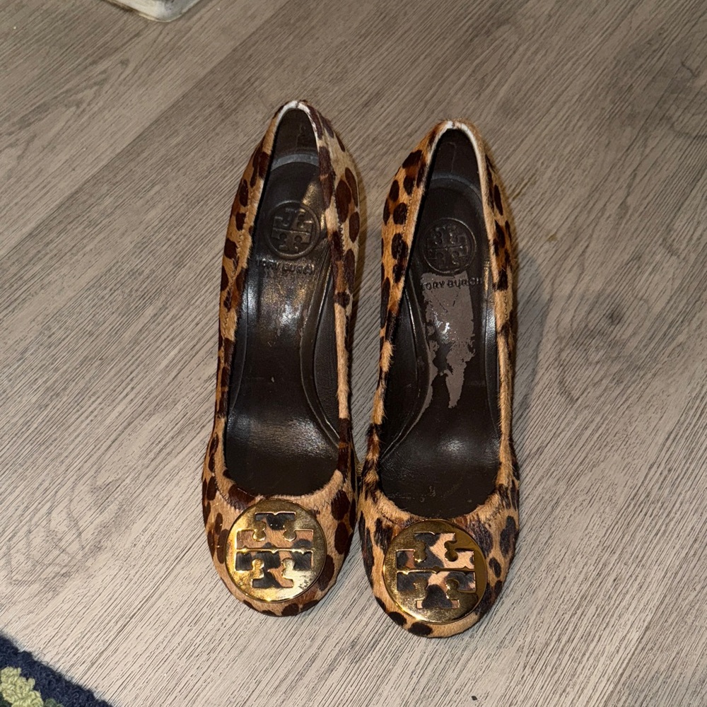 Tory Burch Leopard Print Heels